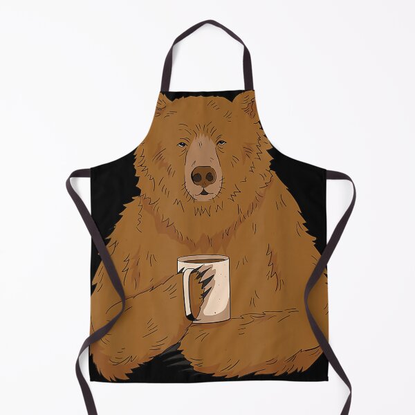Item preview, Tired Brown Bear drinking a cup of Coffee Bear Lover designed and sold by milkakhou29.