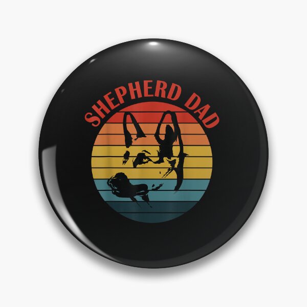 Artikelvorschau, Mens Retro German Shepherd Dad Dog Father Pet Shepard Daddy entworfen und verkauft von TristanPierre.
