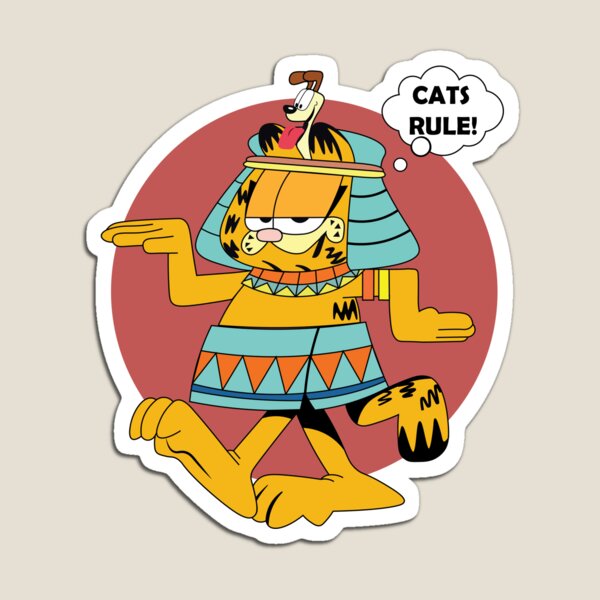 Item preview, Ancient Egyptian cat Garfield designed and sold by mixtape80.