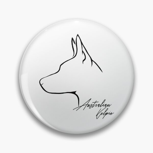 Item preview, Australian Kelpie Dog Canine Profile designed and sold by dogarts.