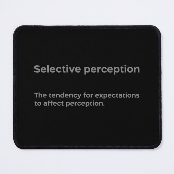 Item preview, Selective perception grey designed and sold by EdimQuotes.