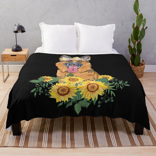 Artikelvorschau, Shepherd Sunflower German Shepherd Lover Gifts Dog Mom Dad entworfen und verkauft von TristanPierre.