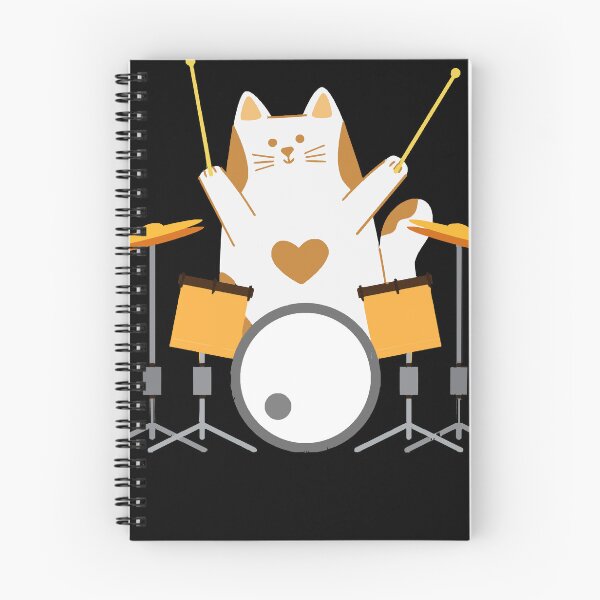 Item preview, CAT PLAYING DRUMS T-Shirt designed and sold by ChristopherHuli.