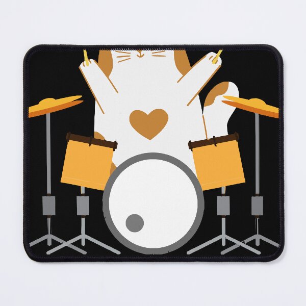 Item preview, CAT PLAYING DRUMS T-Shirt designed and sold by ChristopherHuli.