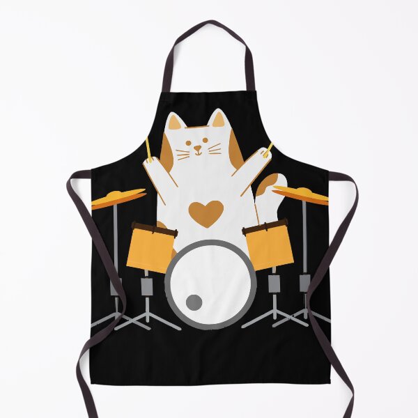 Item preview, CAT PLAYING DRUMS T-Shirt designed and sold by ChristopherHuli.