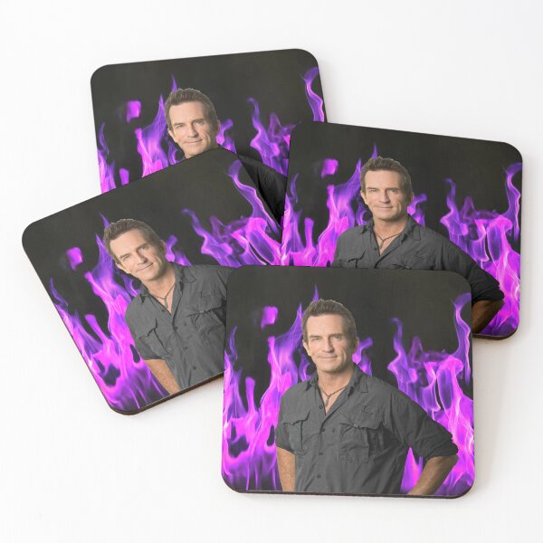 Item preview, Jeff Probst On Fire Mode Flames Nisra Eidni designed and sold by Kedungcino.