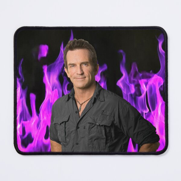 Item preview, Jeff Probst On Fire Mode Flames Nisra Eidni designed and sold by Kedungcino.