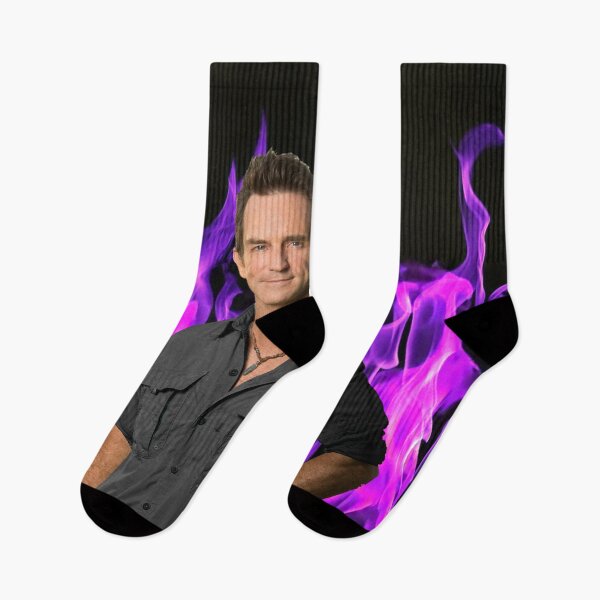 Item preview, Jeff Probst On Fire Mode Flames Nisra Eidni designed and sold by Kedungcino.