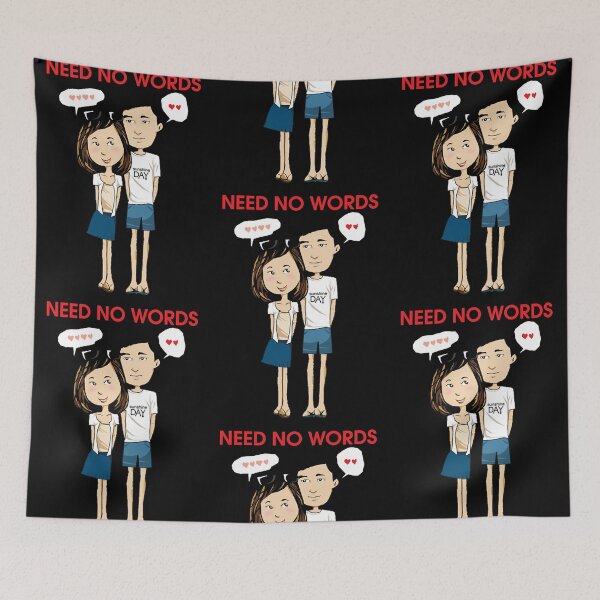 Item preview, Two hearts in love need no words  designed and sold by JosephGar89101.