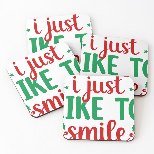 Item preview, I Just Like To Smile designed and sold by RED FIR.