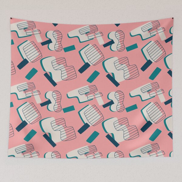 Artikelvorschau, Bohr abstraktes Rosa entworfen und verkauft von Ufy Design Creator.