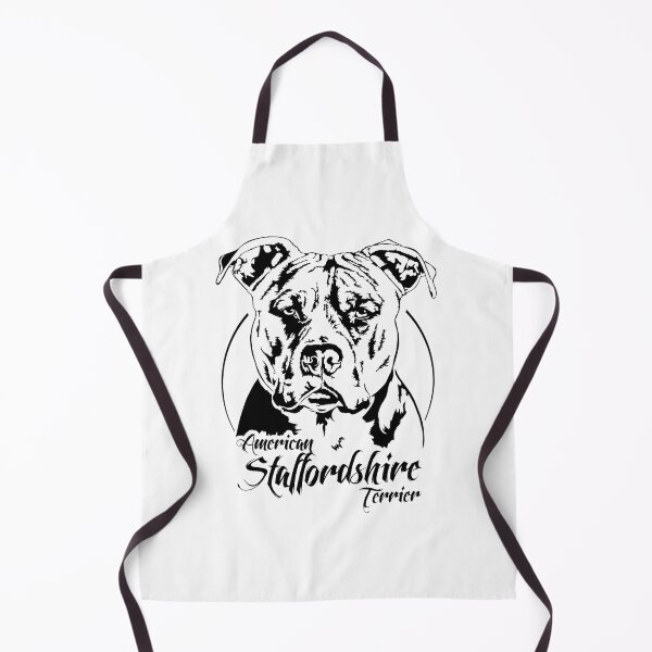 Item preview, American Staffordshire Terrier Dog Canine Portrait designed and sold by dogarts.