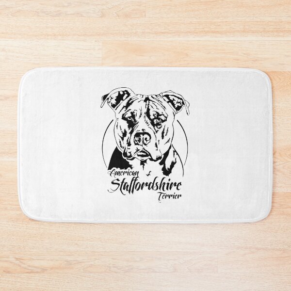 Item preview, American Staffordshire Terrier Dog Canine Portrait designed and sold by dogarts.