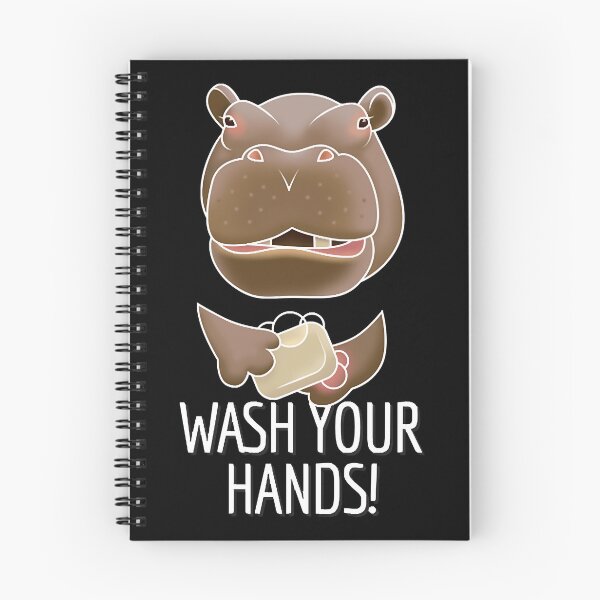 Item preview, Hippo says Wash Your Hands!  designed and sold by Anthony4153468.