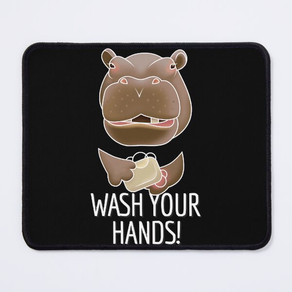 Item preview, Hippo says Wash Your Hands!  designed and sold by Anthony4153468.