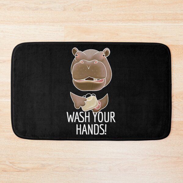 Item preview, Hippo says Wash Your Hands!  designed and sold by Anthony4153468.