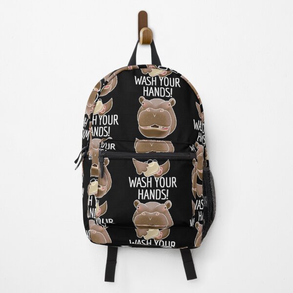 Item preview, Hippo says Wash Your Hands! designed and sold by Anthony4153468.
