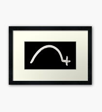 Hobo Sign - 080 - Stop Inverted Framed Print