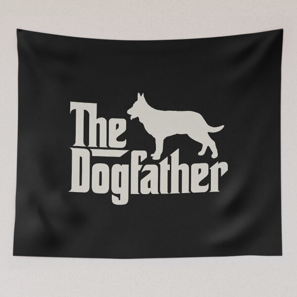 Artikelvorschau, The Dogfather German Shepherd Dog Dad entworfen und verkauft von TristanPierre.