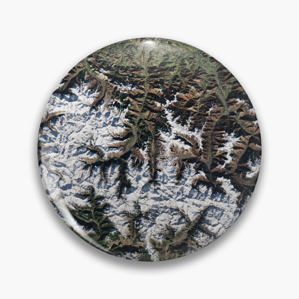 Item preview, Snowy Pyrenees, Europe from space designed and sold by Raureif.