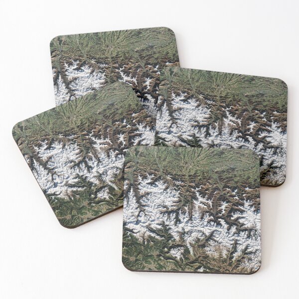 Item preview, Snowy Pyrenees, Europe from space designed and sold by Raureif.