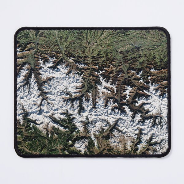 Item preview, Snowy Pyrenees, Europe from space designed and sold by Raureif.
