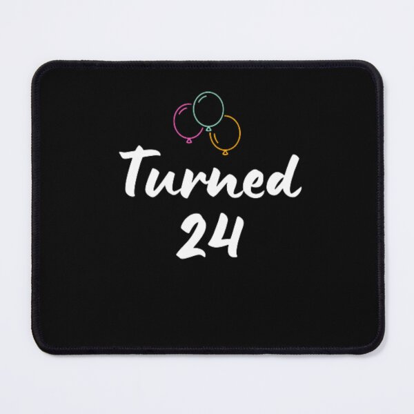 Item preview, Se convirtió en 24-fuente simple-texto basado-cumpleaños bebé-niño/niña-blanco y negro designed and sold by PacePoint.