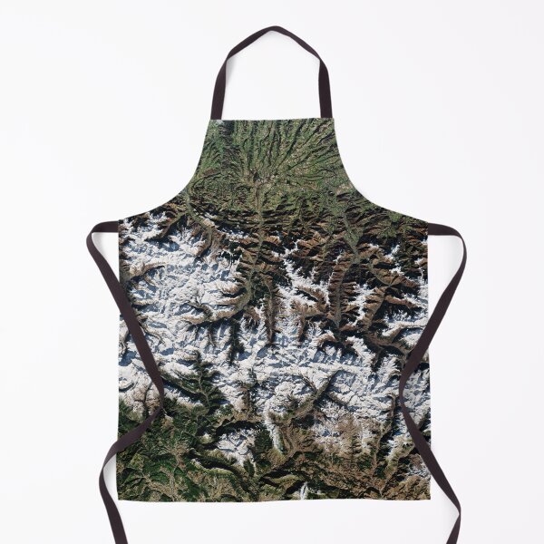 Item preview, Snowy Pyrenees, Europe from space designed and sold by Raureif.