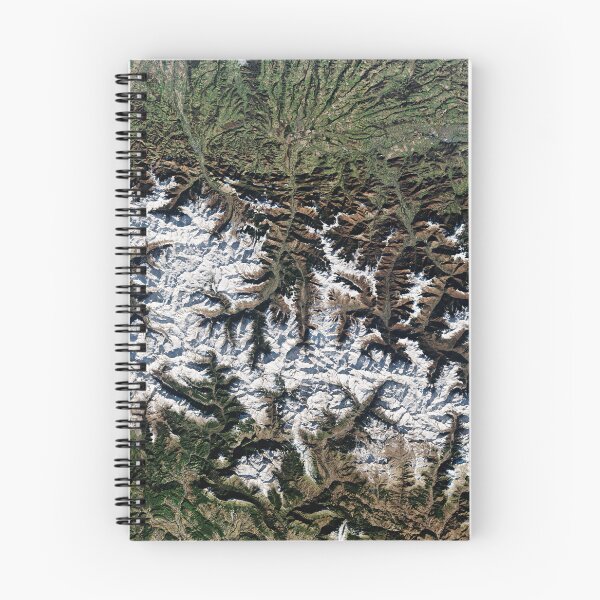 Item preview, Snowy Pyrenees, Europe from space designed and sold by Raureif.