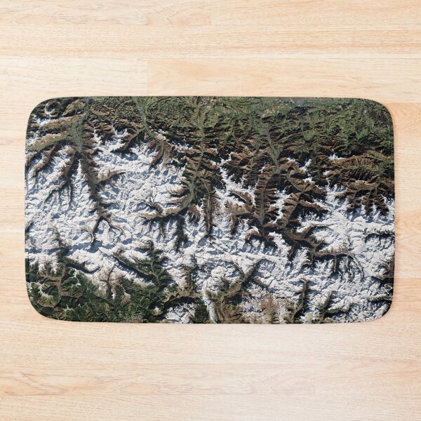 Item preview, Snowy Pyrenees, Europe from space designed and sold by Raureif.