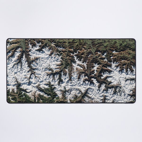 Item preview, Snowy Pyrenees, Europe from space designed and sold by Raureif.