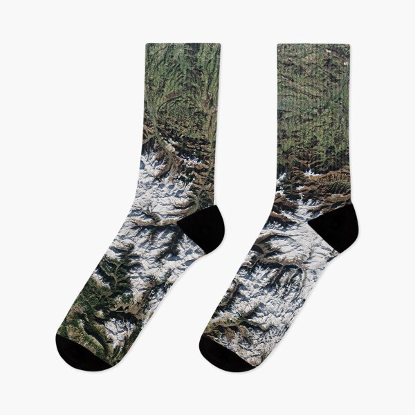 Item preview, Snowy Pyrenees, Europe from space designed and sold by Raureif.