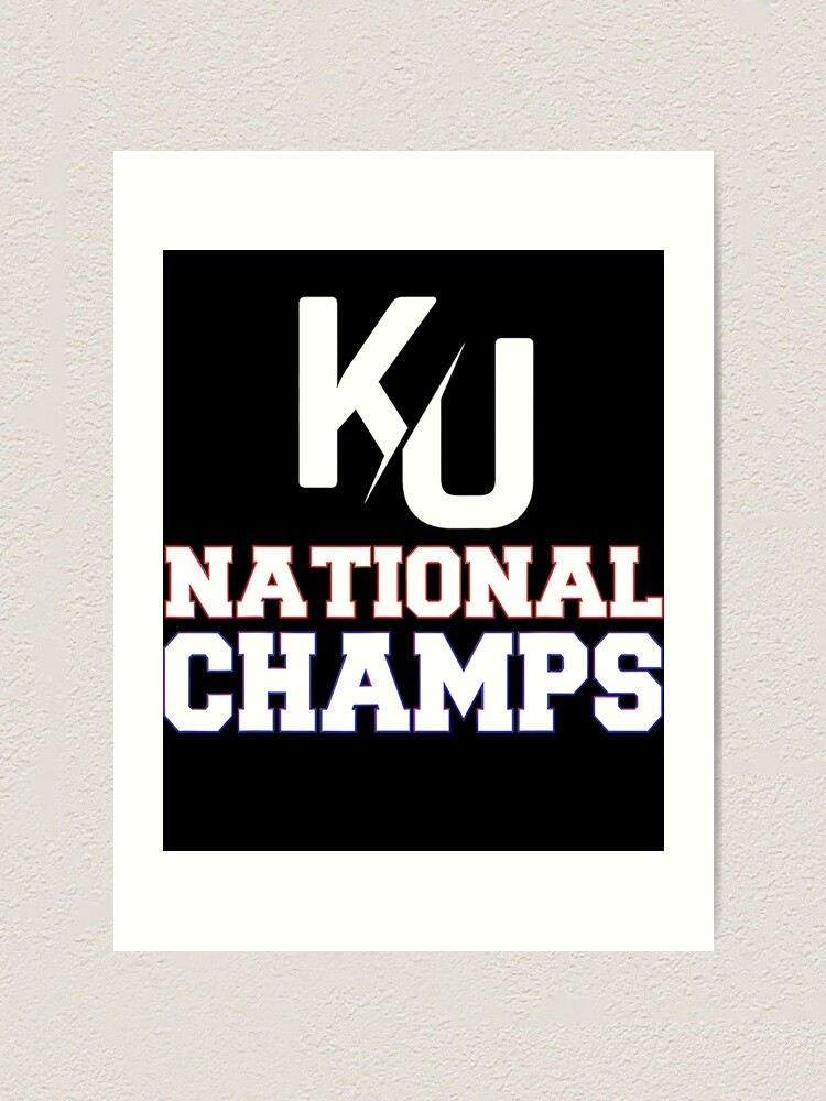 "ku national championships ku championship 2022" Art Print by