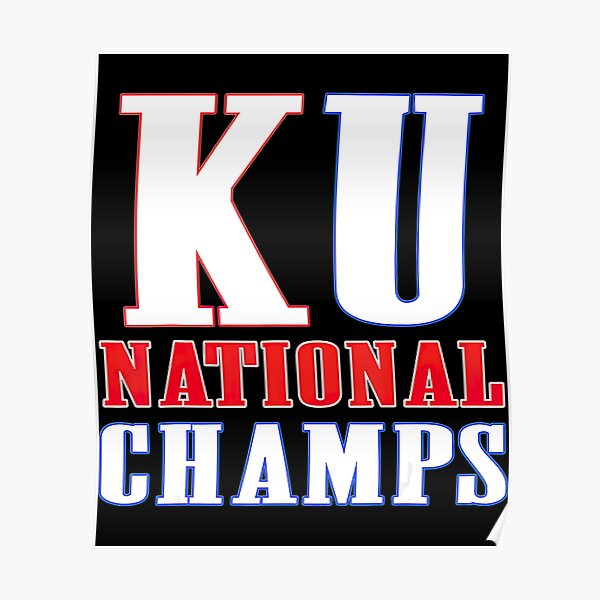 "ku national championships ku championship 2022" Poster by eenna2022