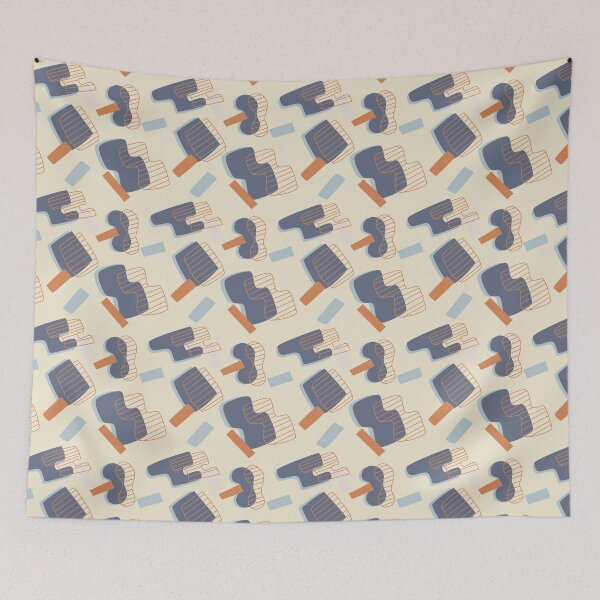 Item preview, Bohr Abstract Blue designed and sold by Ufy Design Creator.