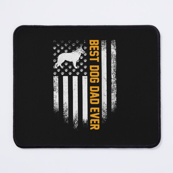 Item preview, Vintage USA Best German Shepherd Dog Dad Ever American Flag designed and sold by TristanPierre.