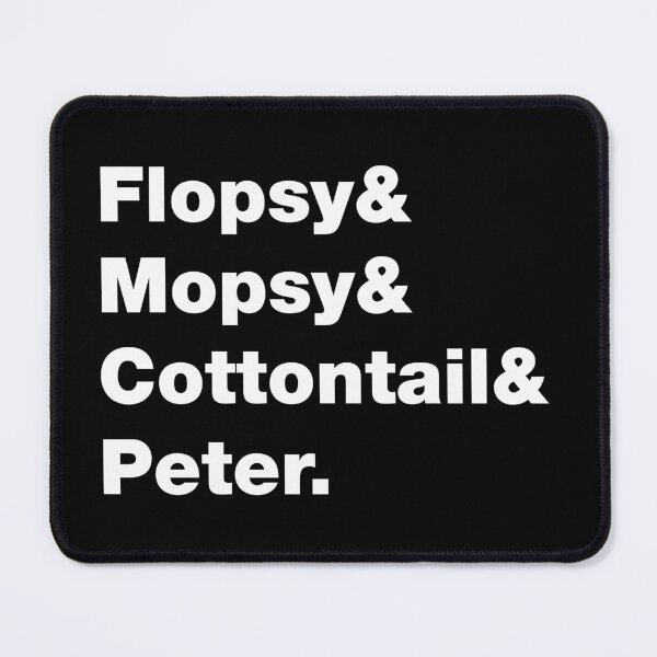 Item preview, Flopsy, Mopsy, Cottontail and peter rabbit designed and sold by goatboyjr.