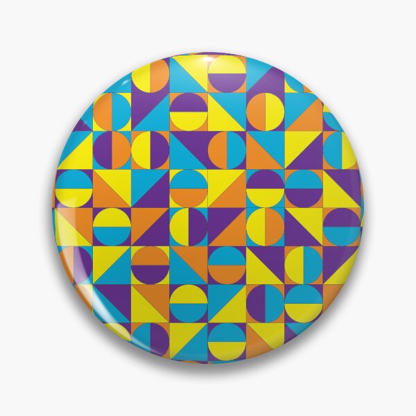 Item preview, Pop Art Geometric Pattern O Y B V designed and sold by emmilowski.
