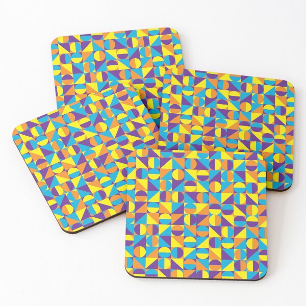 Item preview, Pop Art Geometric Pattern O Y B V designed and sold by emmilowski.