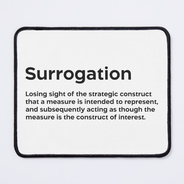 Item preview, Surrogation black designed and sold by EdimQuotes.