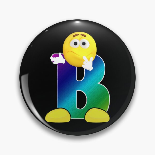 Item preview, Letter B Alphabet Smiley Monogram Face Emoji Shirt for Men Women Kids  designed and sold by Anthony4153468.
