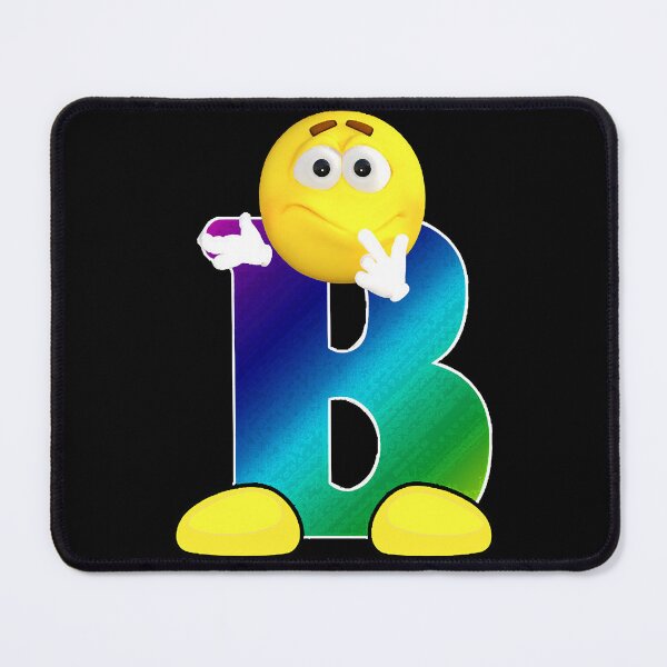 Item preview, Letter B Alphabet Smiley Monogram Face Emoji Shirt for Men Women Kids designed and sold by Anthony4153468.
