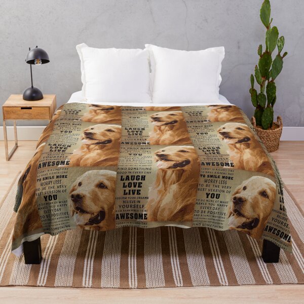 Item preview, Golden retriever awesome meaning dog quotes designed and sold by Douglafa.