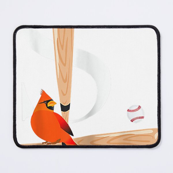 Item preview, Saint Louis Red Cardinal Bird Font Design designed and sold by jaretssiramsey.