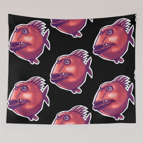 Item preview, bad guy scarface ugly fish funny cartoon  designed and sold by Anthony4153468.