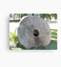 Old mill stone Metal Print