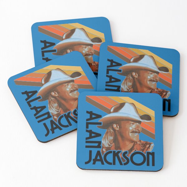 Artikelvorschau, Alan Jackson Retro Country FanArt-Tribut entworfen und verkauft von MarCheshier.