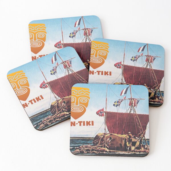 Item preview, Kon Tiki emblem - Thor Heyerdahl designed and sold by GreekTavern1979.