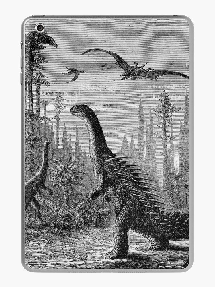 Stegosaurus | Vintage Dinosaurs Paleo Art | iPad Case & Skin