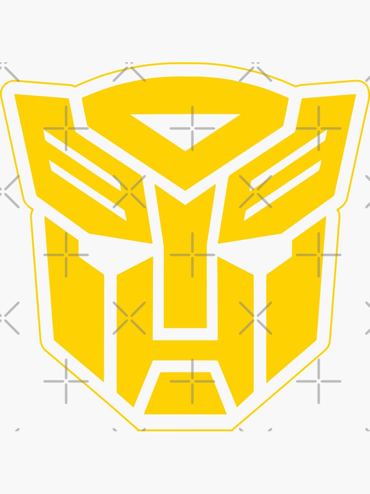 logotipo de transformador amarillo